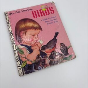 Birds A Childs First Book About Our Most Familiar Birds Little Golden Book 1973